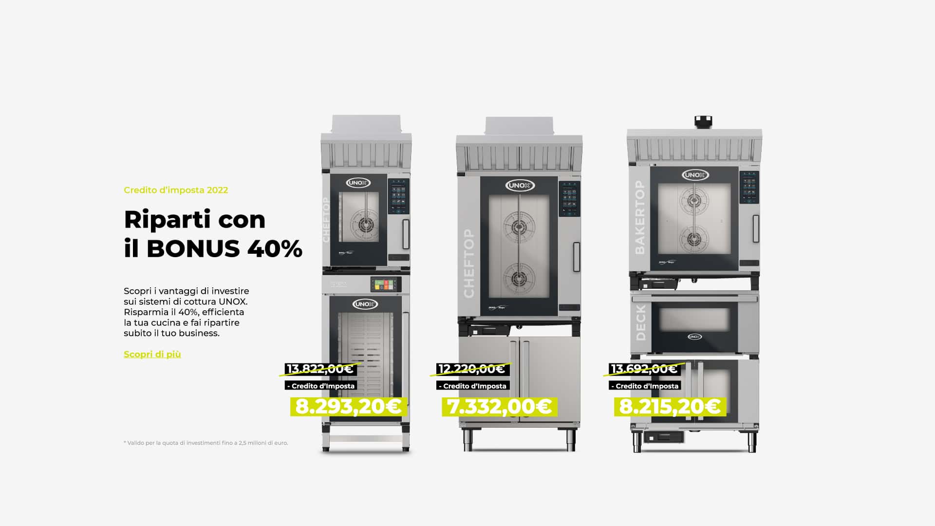 Forni professionali | UNOX