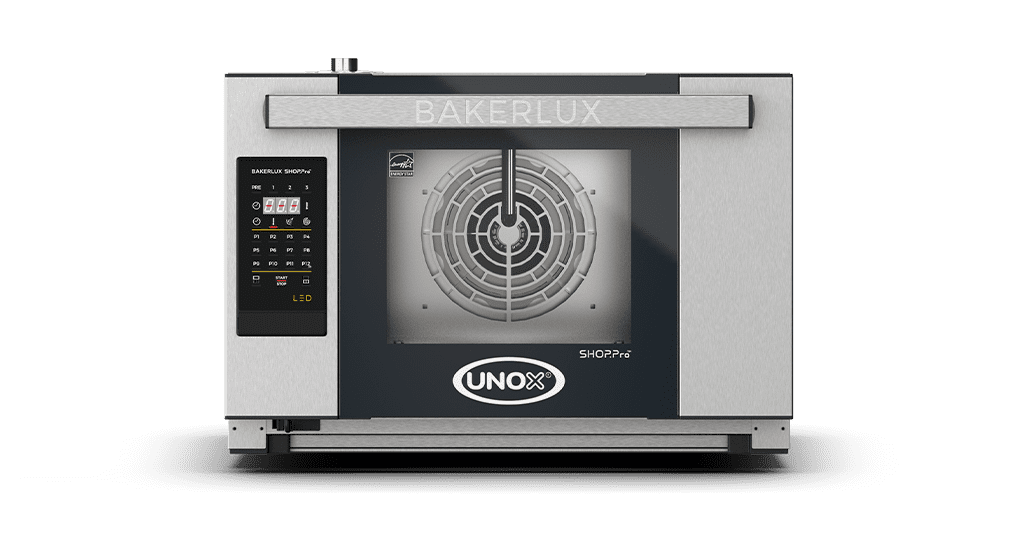 3 trays 460x330 Render of UNOX BAKERLUX SHOP.Pro™ LED commercial convection with humidity oven XAFR-03HS-ELDV.