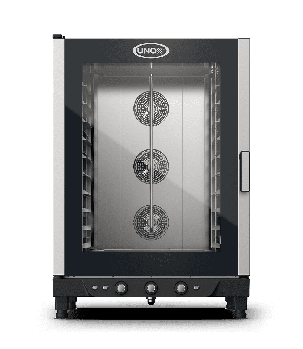 8 bandejas 18"x26" Render horno de convección con humedad profesional UNOX BAKERLUX™ & LINEMISS™ XB893-AL.