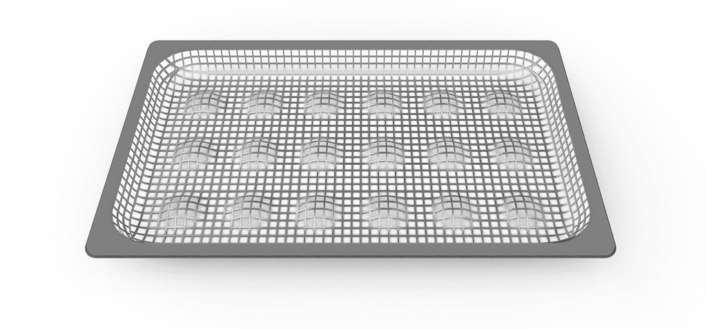 Commerciële trays Eieren en frituren GRP817