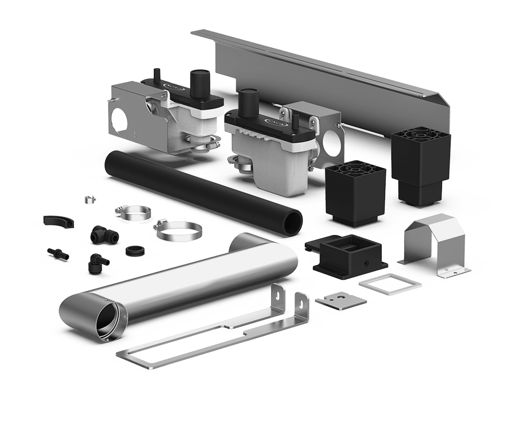 Andere accessories Dubbele stapel installatie kit XECQC-0013-E