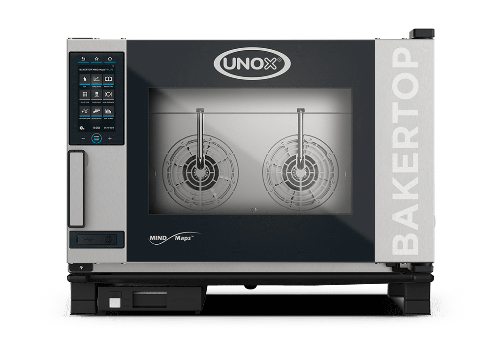 4 teglie 600x400 Render forno professionale combinato UNOX BAKERTOP MIND.Maps™ PLUS XEBC-04EU-EPLM.