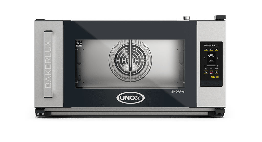3 teglie 600x400 Render forno a convezione professionale con umidità UNOX BAKERLUX SHOP.Pro™ TOUCH XEFR-03EU-ETLV.