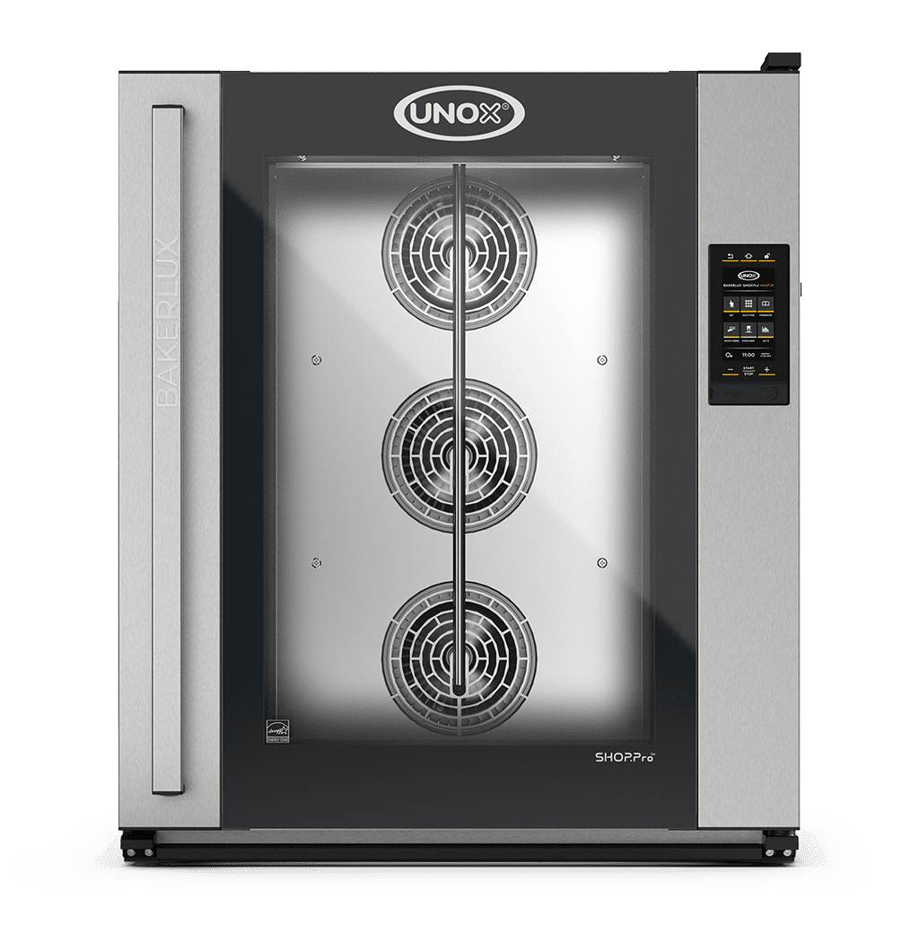 10 tepsili 600x400 UNOX BAKERLUX SHOP.Pro™ MASTER ticari nem kontrollü konveksiyon fırını görüntüsü XEFR-10EU-EMLV.