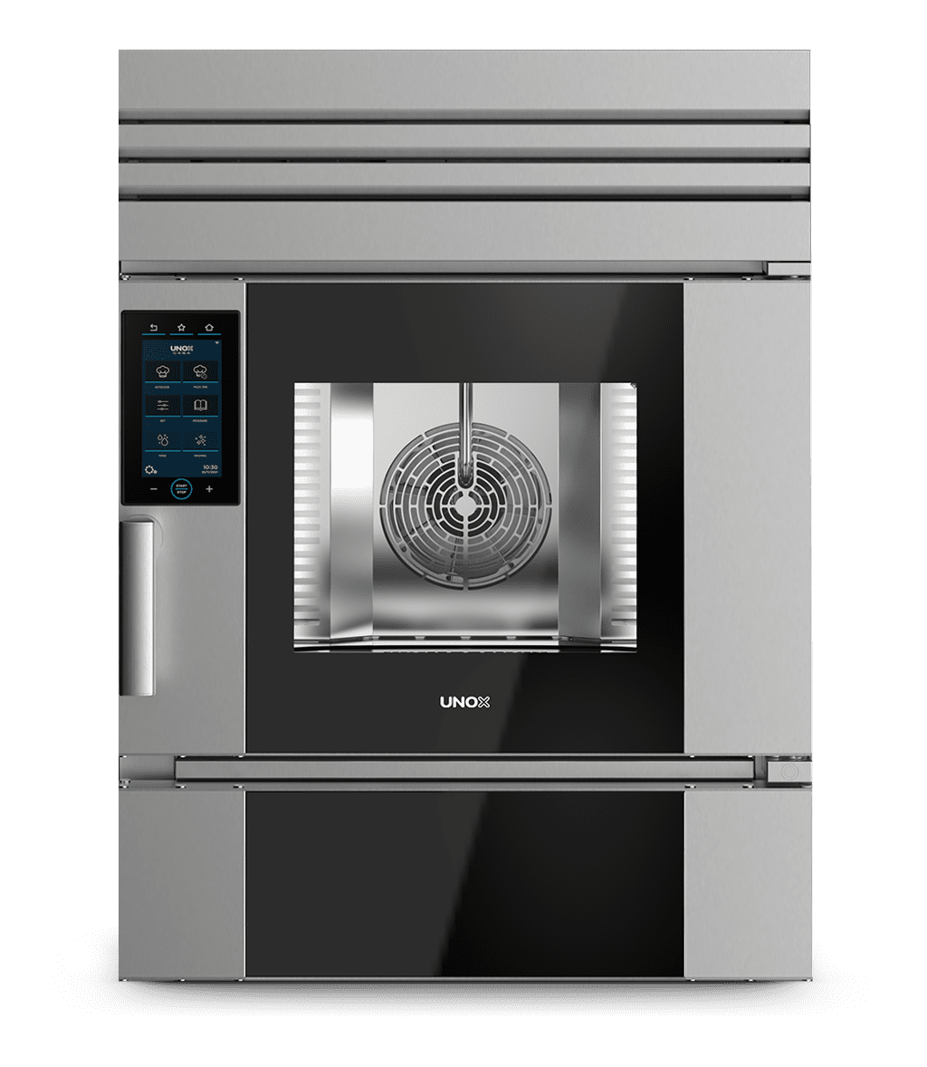 4 trays GN 1/1 Render of UNOX CHEFTOP MIND.Maps™ PLUS commercial combi oven XEVH-0511-EPLM-HP.