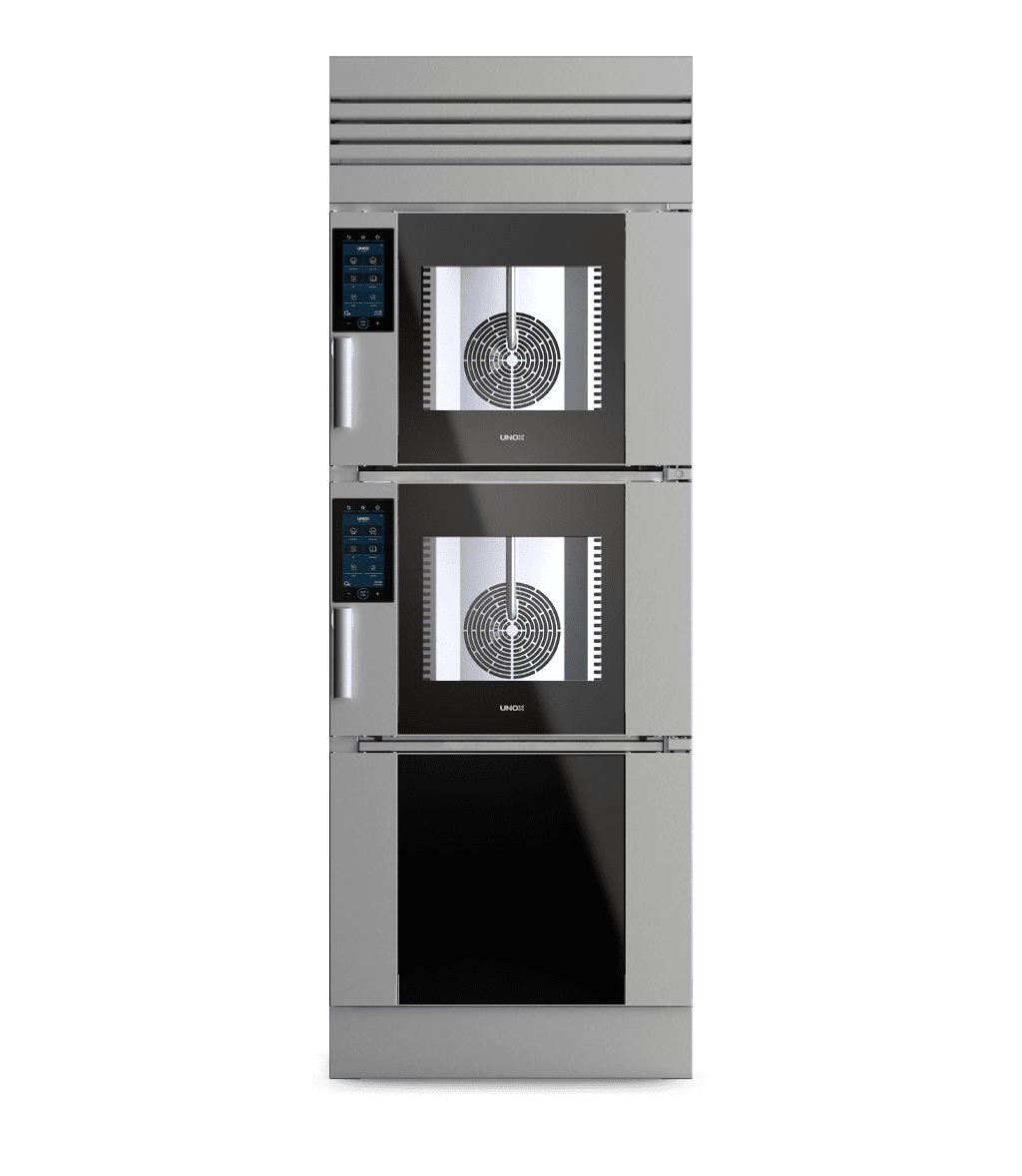 4 + 4 bleche GN1/1 Render des Kombidämpfers UNOX CHEFTOP MIND.Maps™ PLUS XEVH-5511-EPLM-HP.