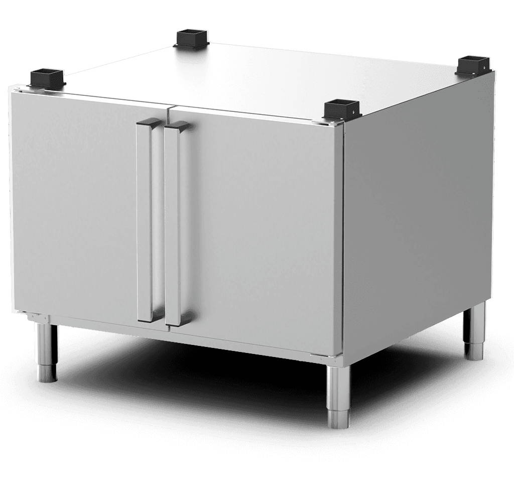 Unox Cuenta con un compartimento portabandejas y un espacio libre para el almacenamiento de material. XAVECN-08FS-H.