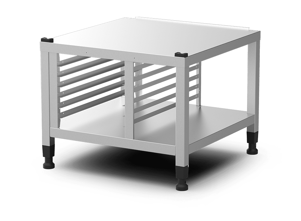 Unox Soporte multifuncional perfecto para almacenar con total seguridad las bandejas y colocar el horno a la altura perfecta para trabajar. XWLRA-06EF-H.