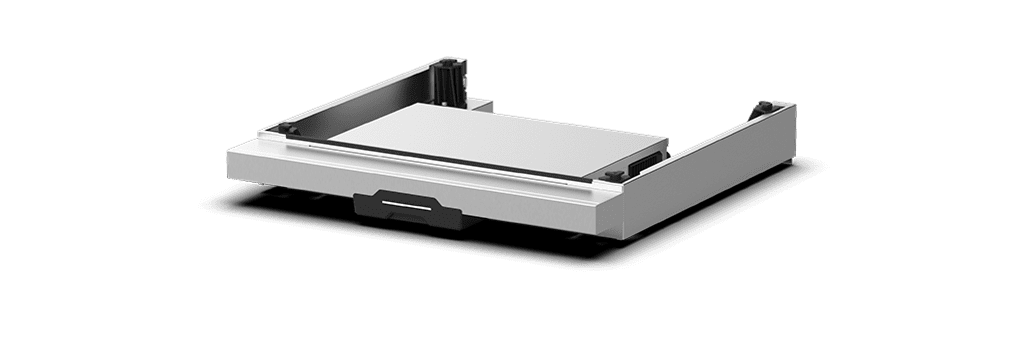 Accesorio de reconocimiento visual inteligente de la comida OPTIC.Cooking de Unox para la unidad inferior de una columna de hornos eléctricos profesionales XEDOA-11-R-QE.