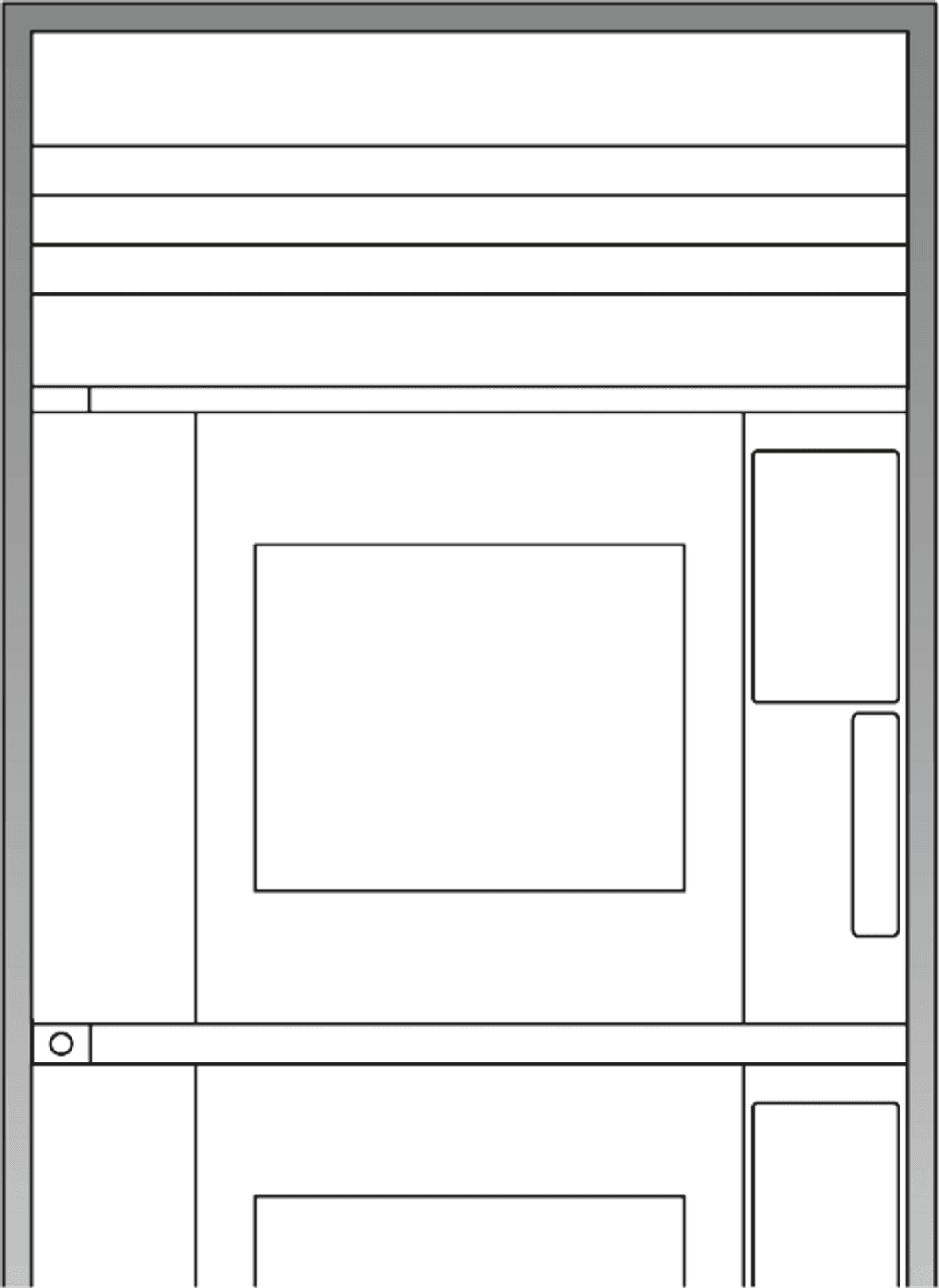 Unox It includes all the parts necessary for the correct housing of the column inside the kitchen cabinet. XUC502.