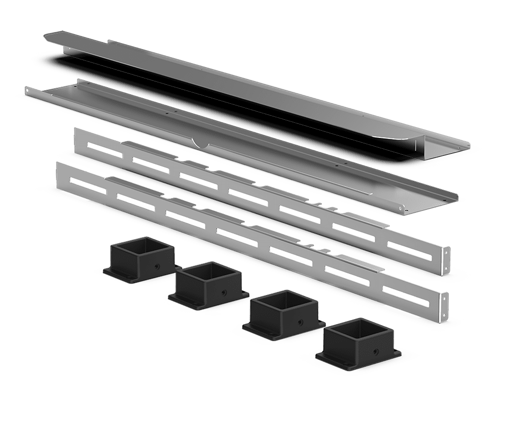 Unox Contiene tutte le parti necessarie per la corretta installazione e sovrapposizione di BAKERTOP, DECKTOP e LIEVOX. Da utilizzare anche nel caso di sovrapposizione di 2 DECKTOP e stand. XUC061.