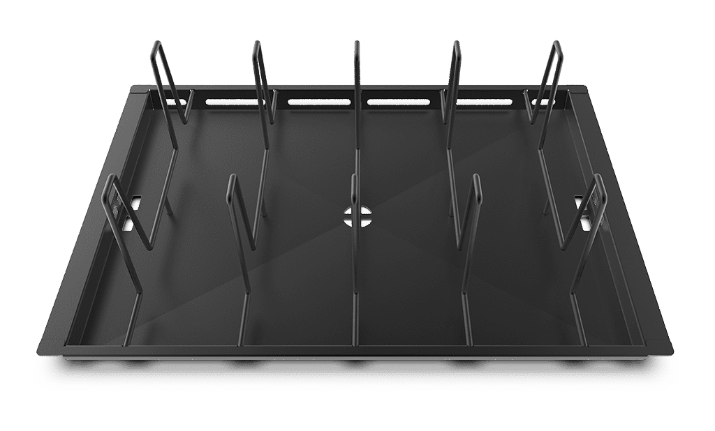 POLLO.BLACK bandeja comercial Unox para assar e braçar 600x400 GRP430.