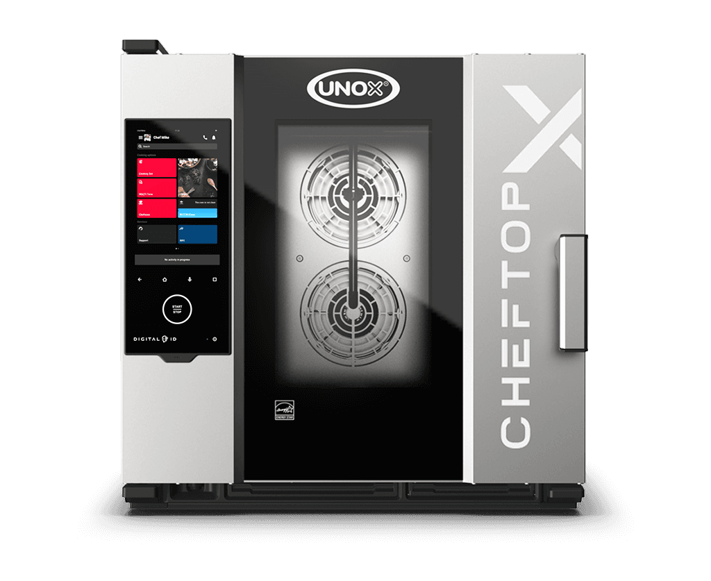 6 trays GN 1/1 Render of UNOX CHEFTOP-X™ commercial combi oven XADA-0611-EXRS-POE.