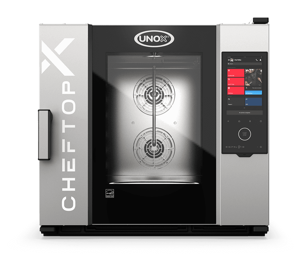 6 trays 18"x26" Render of UNOX CHEFTOP-X™ commercial combi oven XADA-06FS-GXLS.