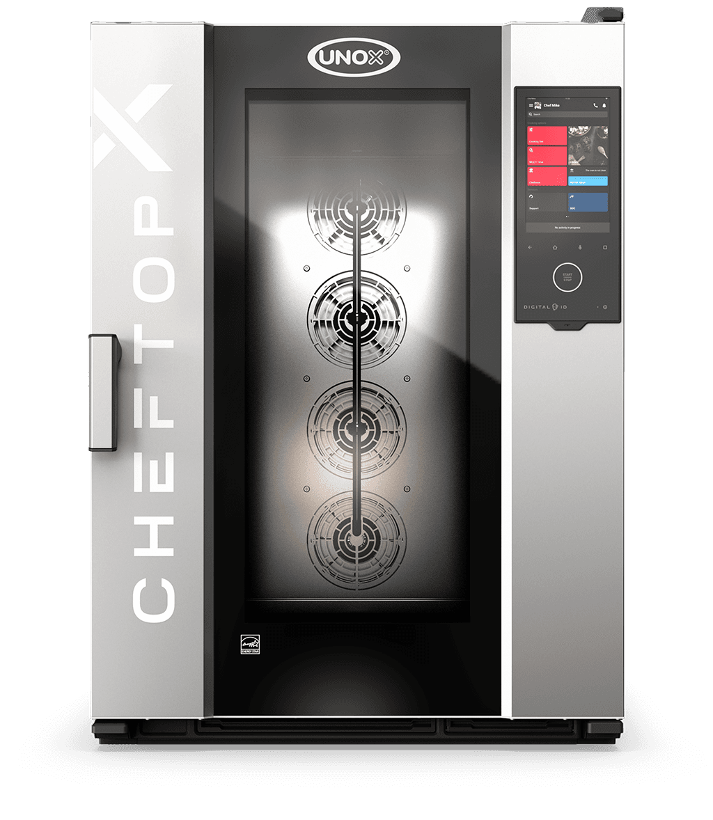 10 trays GN 1/1 Render of UNOX CHEFTOP-X™ commercial combi oven XADA-1011-EXLS.