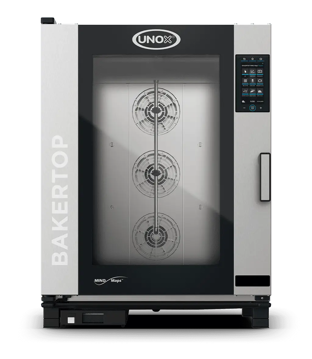 10 trays 600x400 Render of UNOX BAKERTOP MIND.Maps™ PLUS commercial combi oven XEBC-10EU-EPRM.