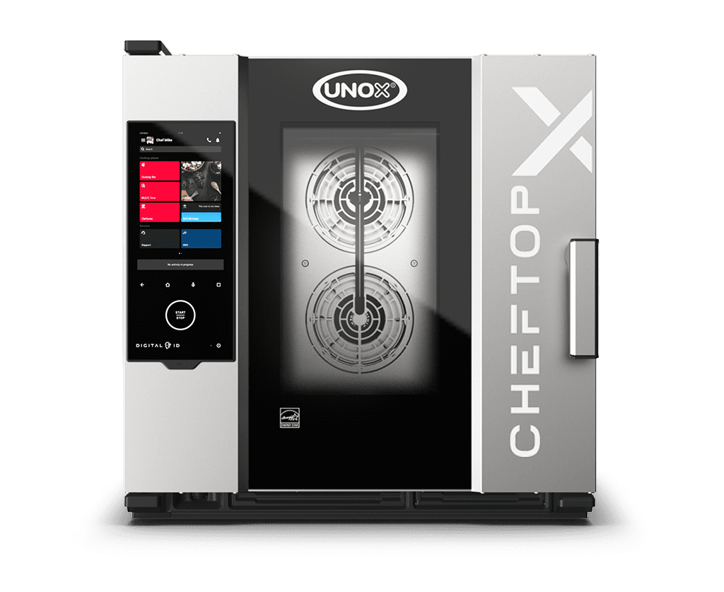 6 trays GN 1/1 Render of UNOX CHEFTOP-X™ commercial combi oven XEDA-0611-EXRS-LP.