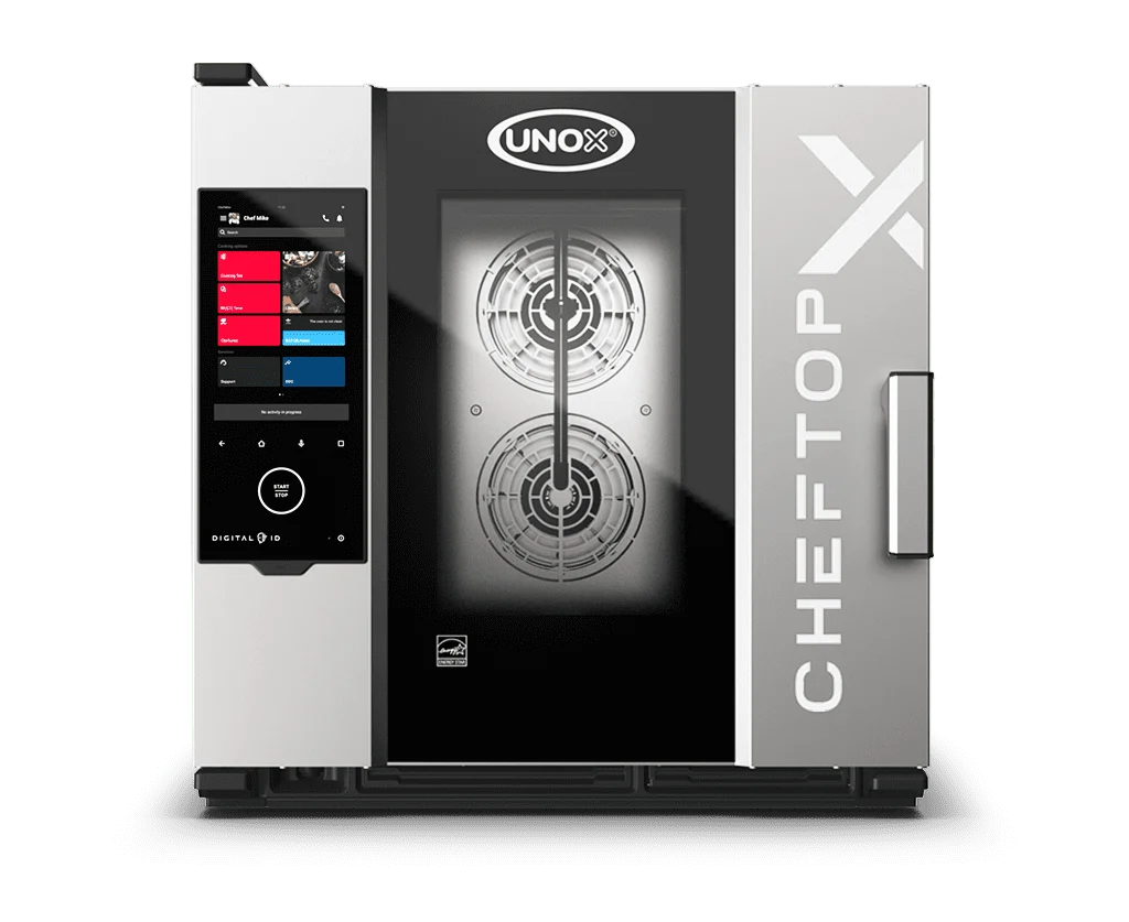 6 trays GN 1/1 Render of UNOX CHEFTOP-X™ commercial combi oven XEDA-0611-EXRS.