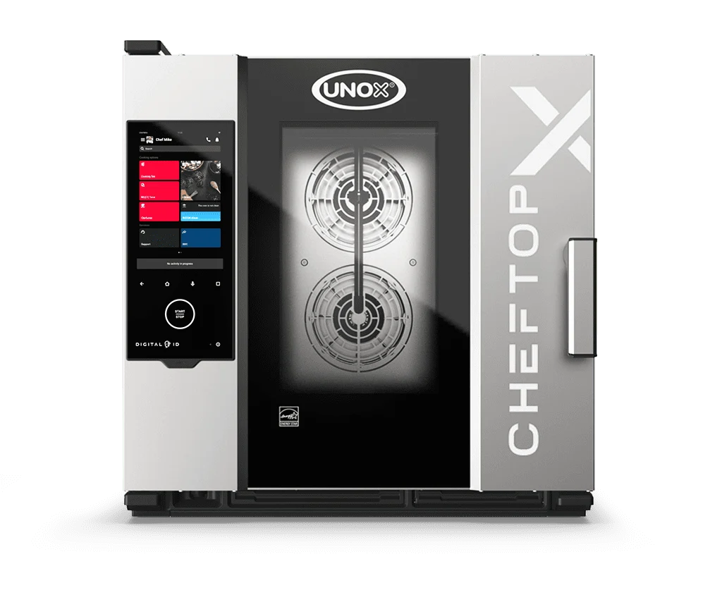 6 trays GN 1/1 Render of UNOX CHEFTOP-X™ commercial combi oven XEDA-0611-GXRS.