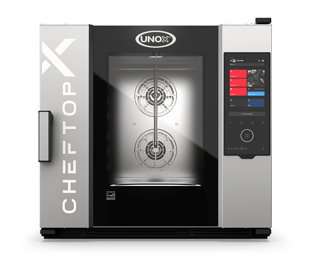 6 trays GN 2/1 Render of UNOX CHEFTOP-X™ commercial combi oven XEDA-0621-EXLS-POE.