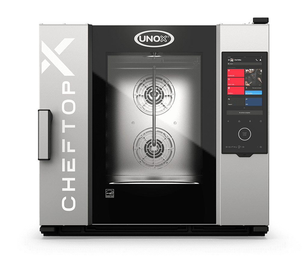 6 trays GN 2/1 Render of UNOX CHEFTOP-X™ commercial combi oven XEDA-0621-EXLS.