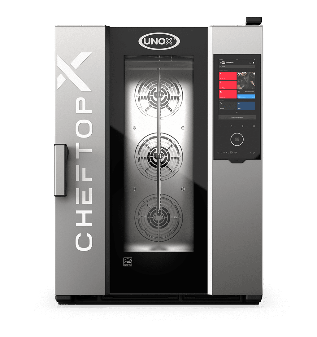 10 trays GN 1/1 Render of UNOX CHEFTOP-X™ commercial combi oven XEDA-1011-EXLS.