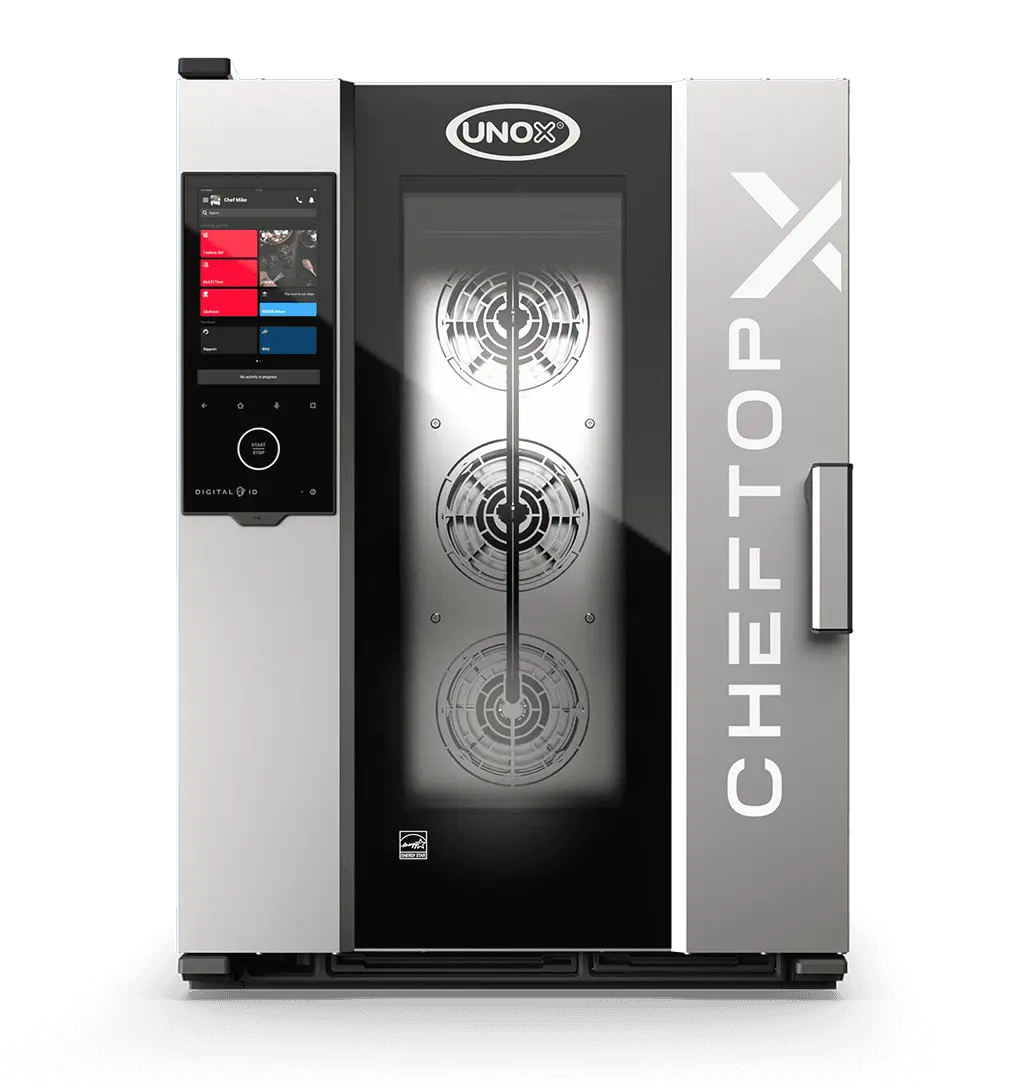 10 trays GN 1/1 Render of UNOX CHEFTOP-X™ commercial combi oven XEDA-1011-EXRS-PO.