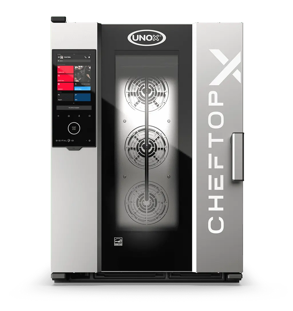 10 trays GN 1/1 Render of UNOX CHEFTOP-X™ commercial combi oven XEDA-1011-GXRS.
