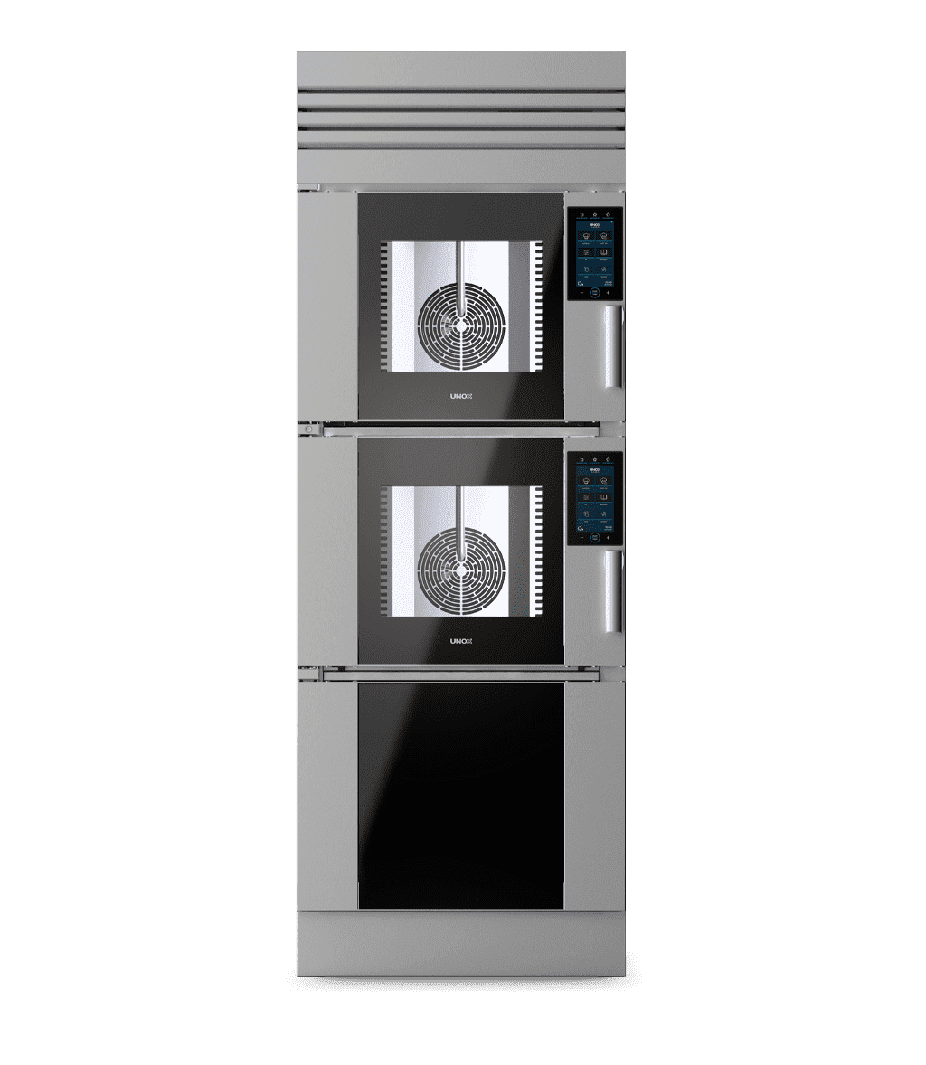 4 + 4 bleche GN1/1 Render des Kombidämpfers UNOX CHEFTOP MIND.Maps™ PLUS XEVH-5511-EPRM-HP.