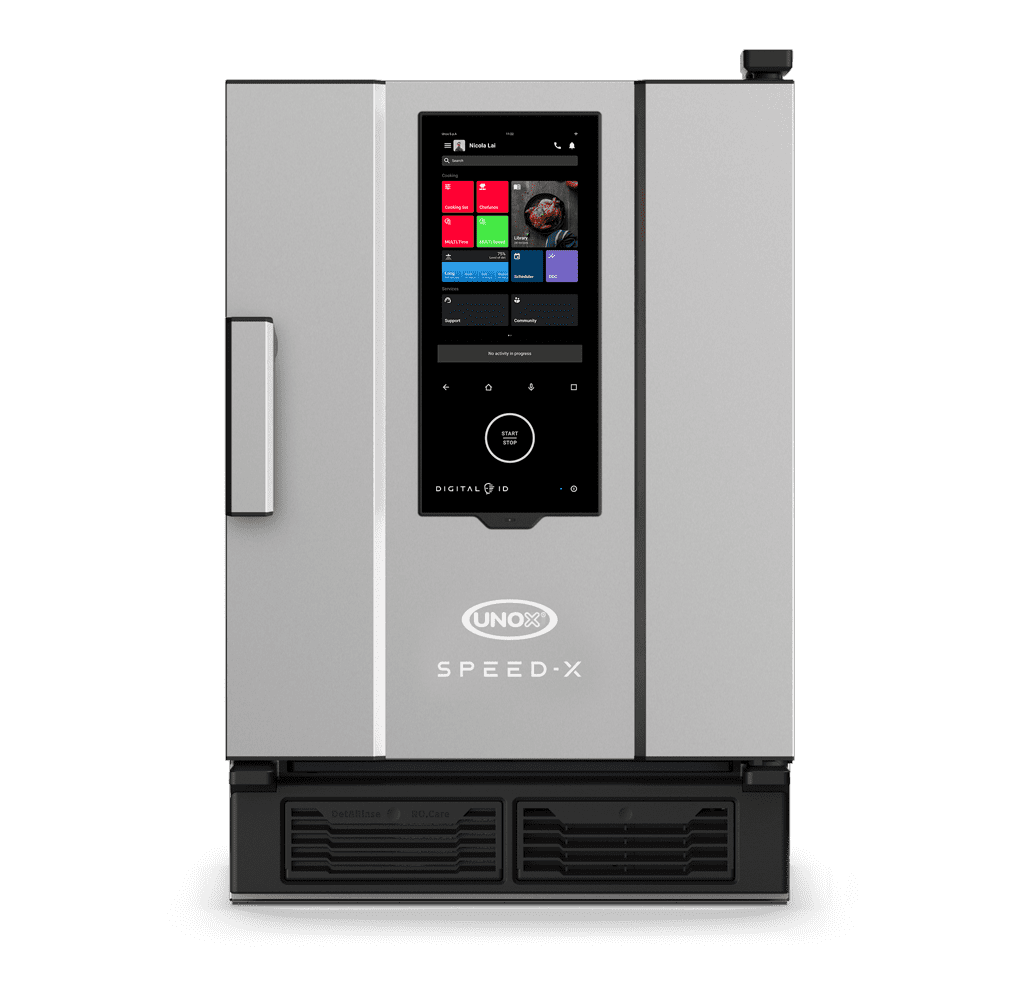 5 or 10 trays GN 2/3 (COMBI) Render of UNOX SPEED-X™ commercial combi speed oven XEPA-0523-EXLN-ET.