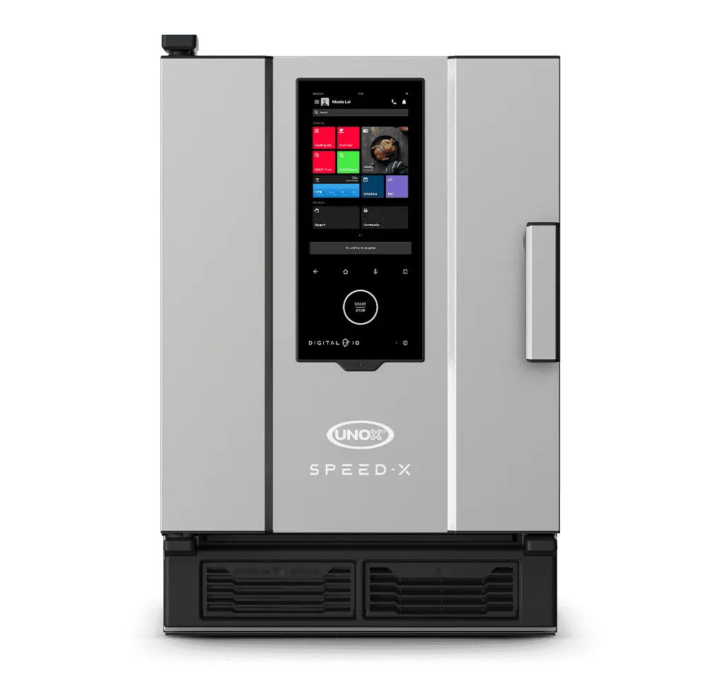 5 or 10 trays GN 2/3 (COMBI) Render of UNOX SPEED-X™ commercial combi speed oven XEPA-0523-EXRS.