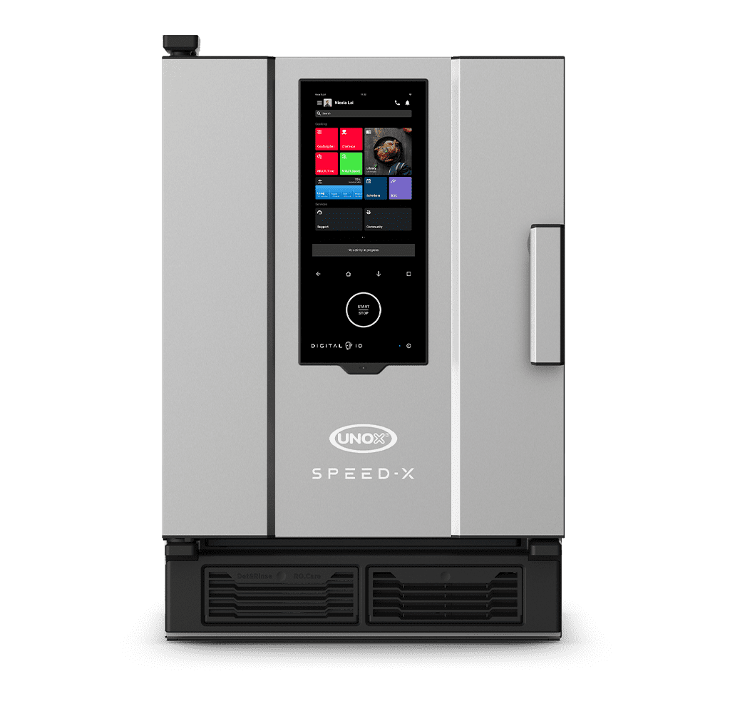 5 or 10 trays GN 2/3 (COMBI) Render of UNOX SPEED-X™ commercial combi speed oven XJPA-0523-EXRN.