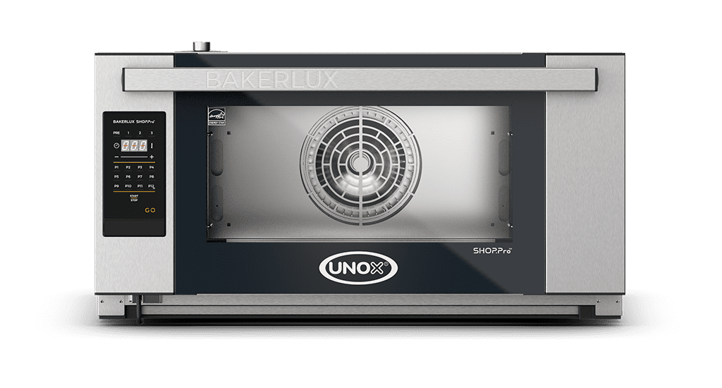 3 trays 600x400 Render of UNOX BAKERLUX SHOP.Pro™ GO commercial convection oven XEFR-03EU-EGDN.