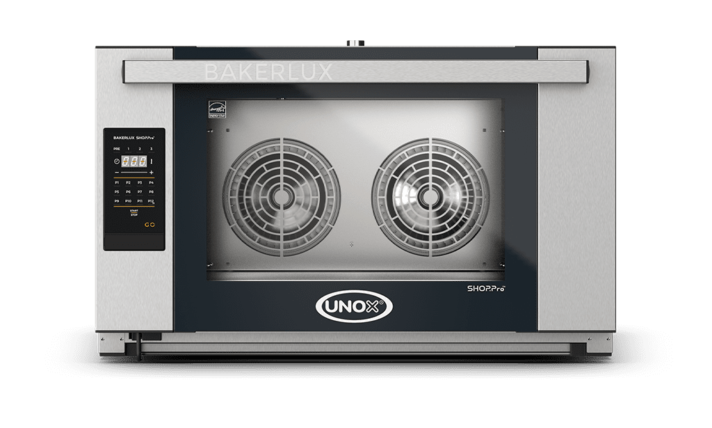 4 trays 600x400 Render of UNOX BAKERLUX SHOP.Pro™ GO commercial convection oven XEFR-04EU-EGDN.