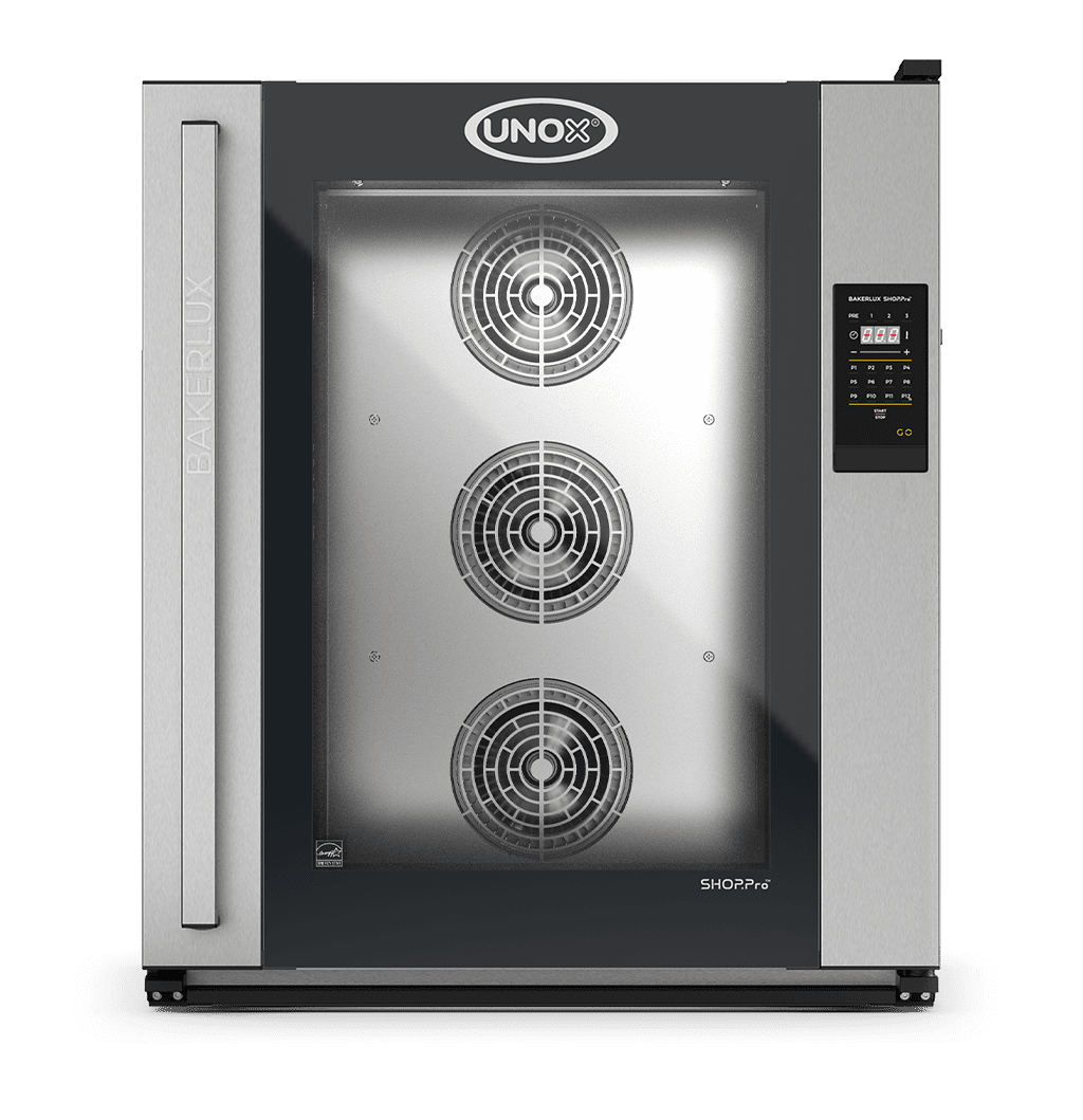 10 trays 600x400 Render of UNOX BAKERLUX SHOP.Pro™ GO commercial convection oven XEFR-10EU-EGLN.