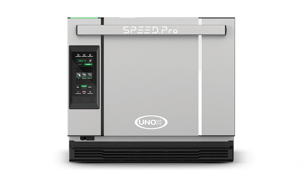 3 trays 460x330 (BAKE) Render of UNOX SPEED.Pro™ commercial convection speed oven XESR-03HS-EDDN.