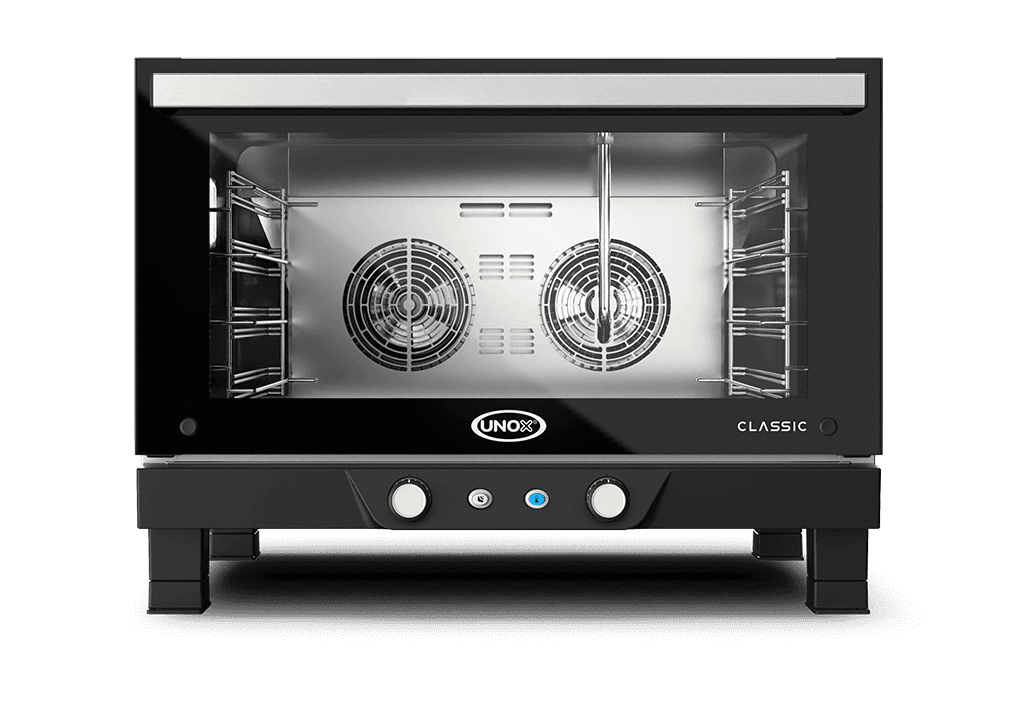 4 trays 18"x26" Render of UNOX BAKERLUX CLASSIC™ commercial convection with humidity oven XANA-04FS-MADV.
