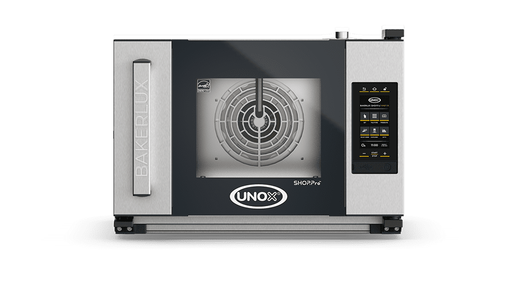 3 trays 460x330 Render of UNOX BAKERLUX SHOP.Pro™ MASTER commercial convection with humidity oven XEFR-03HS-EMLV.