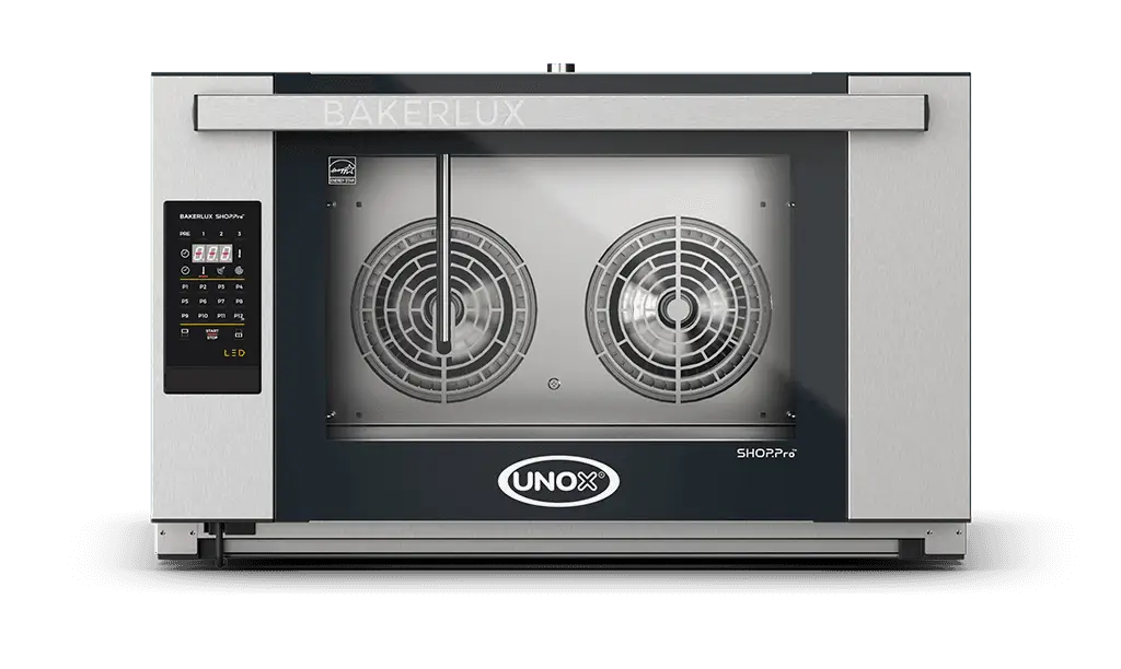 4 trays 600x400 Render of UNOX BAKERLUX SHOP.Pro™ LED commercial convection with humidity oven XEFR-04EU-ELDV.