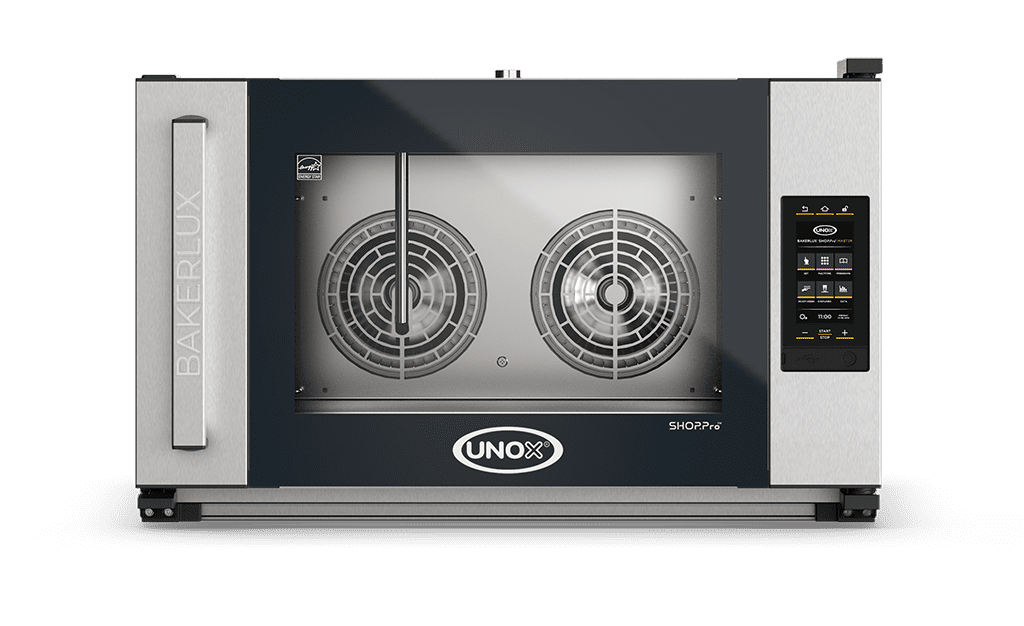 4 trays 600x400 Render of UNOX BAKERLUX SHOP.Pro™ MASTER commercial convection with humidity oven XEFR-04EU-EMLV.