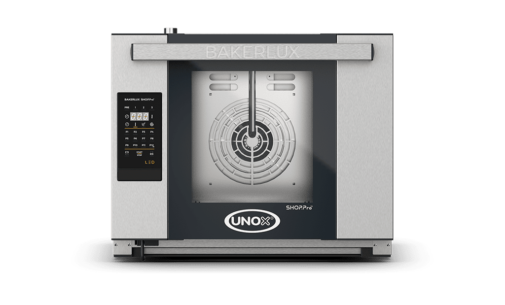 4 trays 460x330 Render of UNOX BAKERLUX SHOP.Pro™ LED commercial convection with humidity oven XEFR-04HS-ELDP.