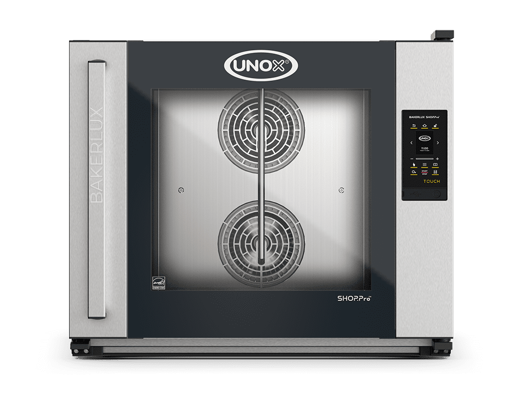 6 trays 600x400 Render of UNOX BAKERLUX SHOP.Pro™ TOUCH commercial convection with humidity oven XEFR-06EU-ETLV.