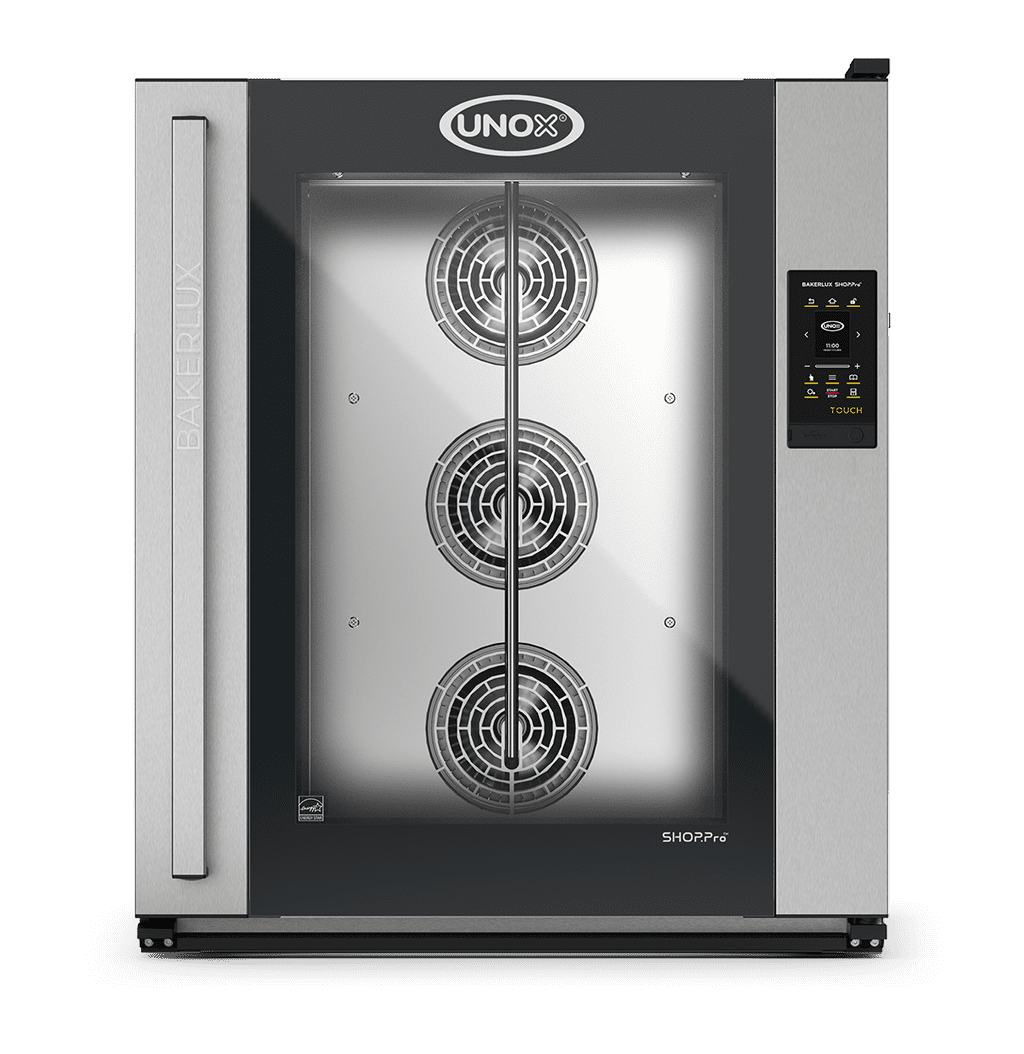 10 trays 600x400 Render of UNOX BAKERLUX SHOP.Pro™ TOUCH commercial convection with humidity oven XEFR-10EU-ETLV.