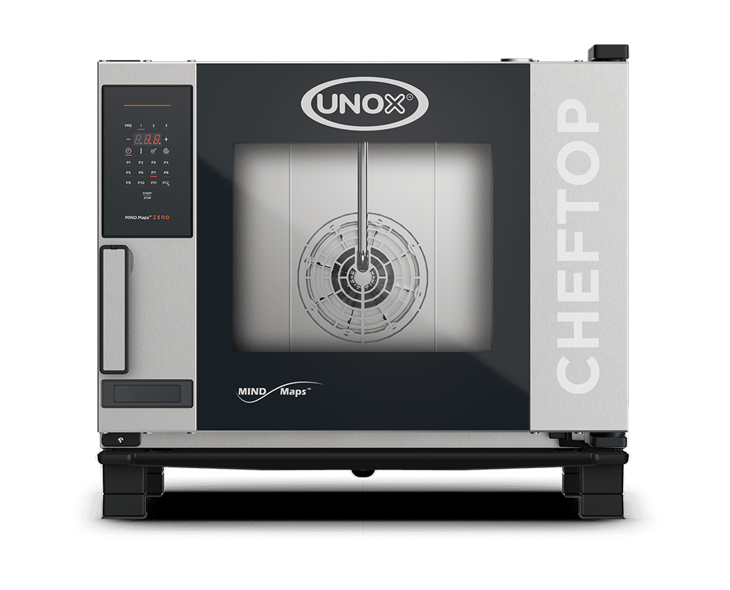 5 trays GN 1/1 Render of UNOX CHEFTOP MIND.Maps™ ZERO commercial convection with humidity oven XEVC-0511-EZLM.