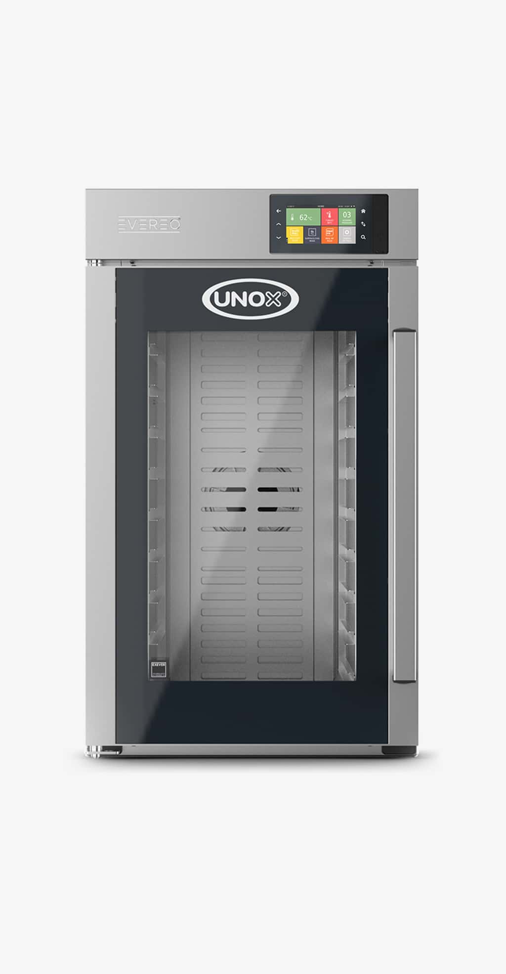Sistema de conversación en caliente EVEREO® de Unox para restaurantes de comida rápida