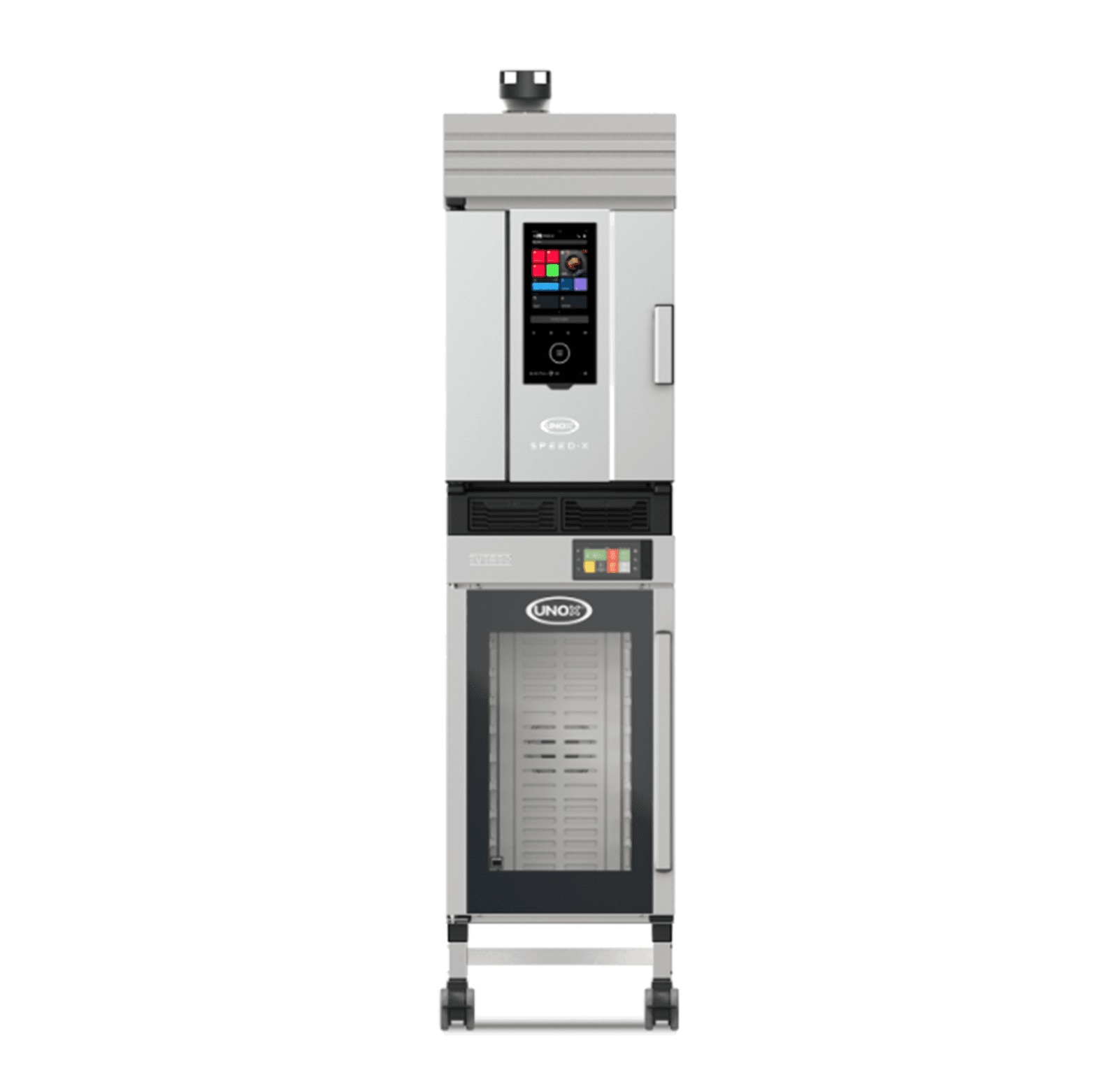 Equipo industrial en columna para cocinas industriales SPEED-X™ y EVEREO® de Unox