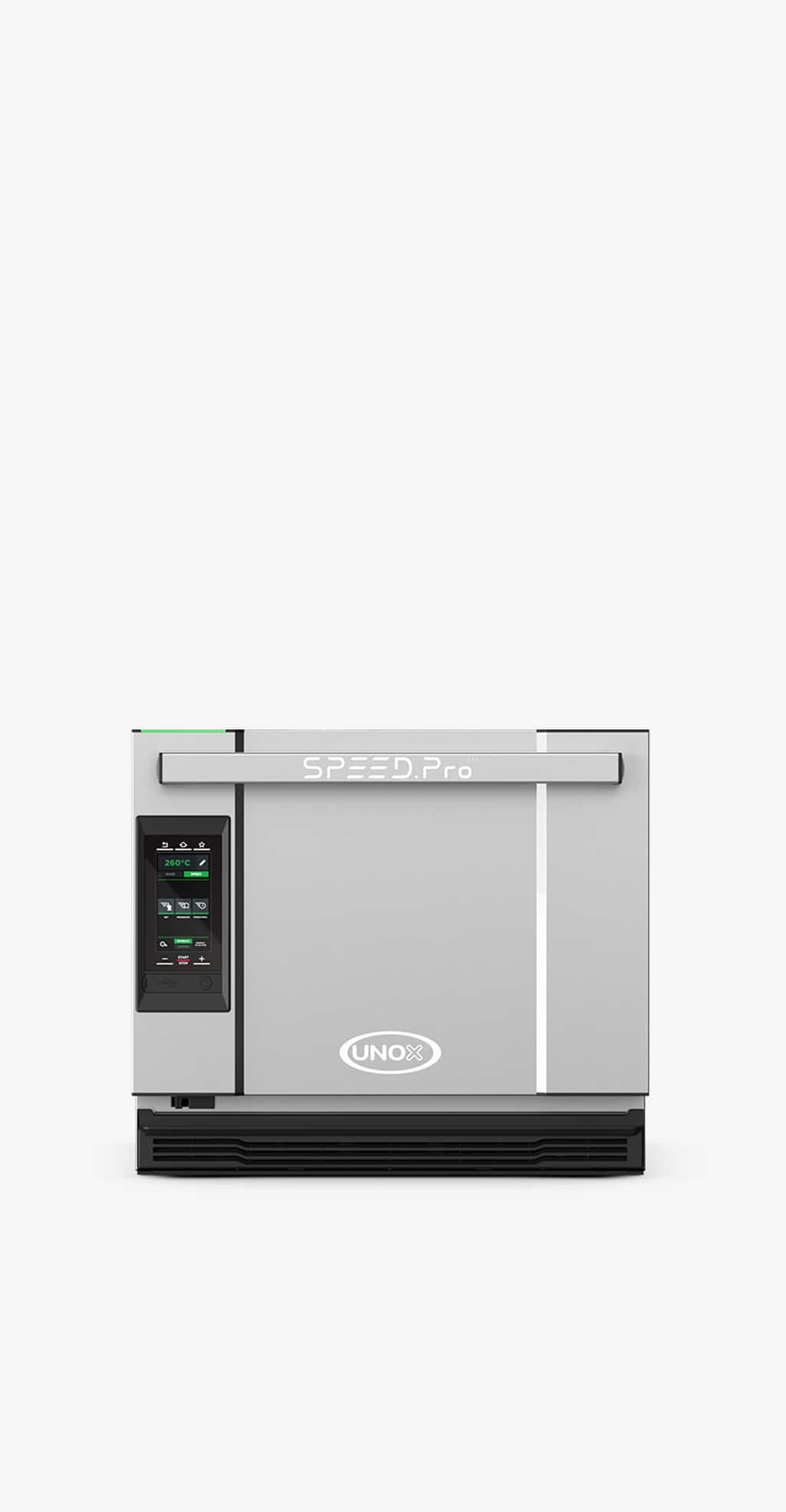 Horno rápido industrial SPEED.Pro™ de Unox para cadenas de pizza