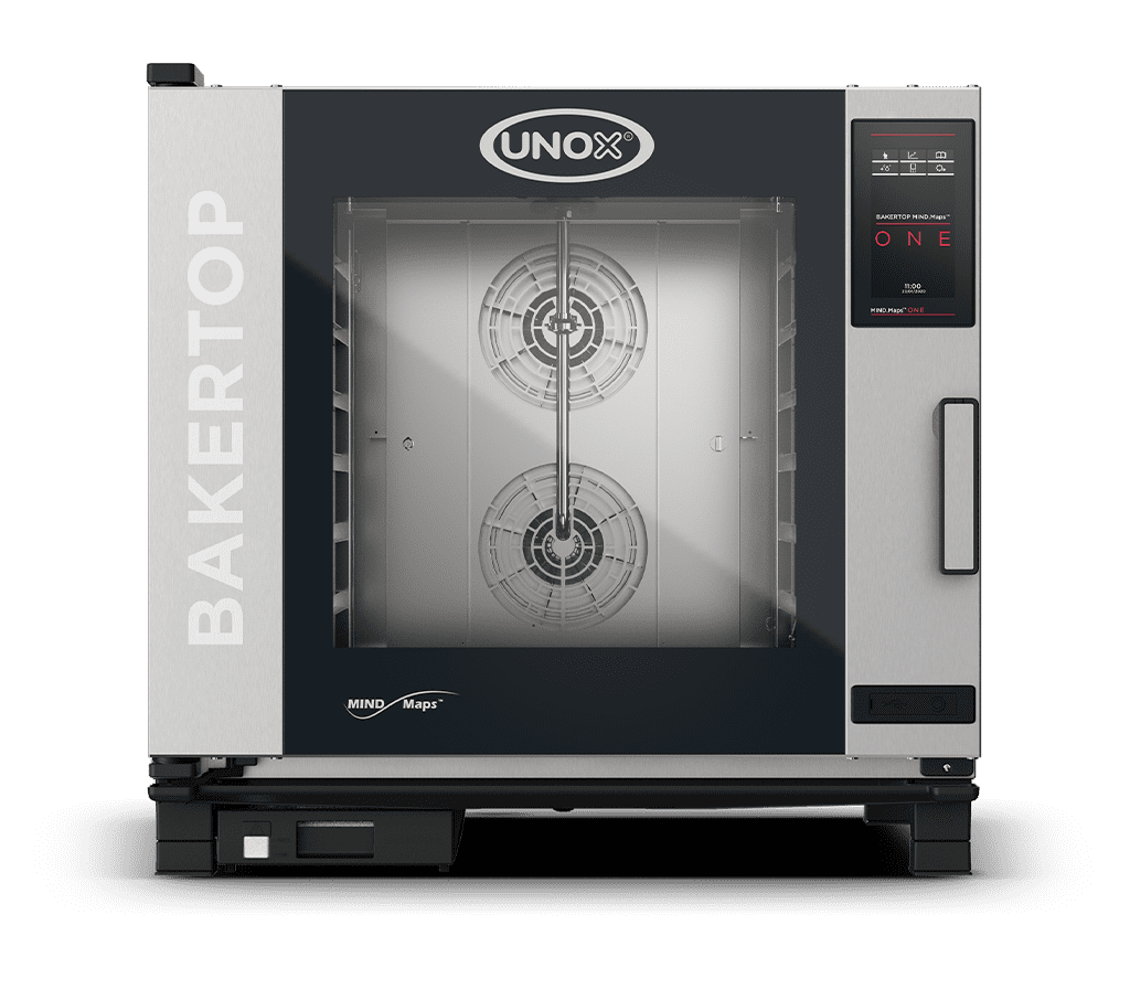 6 trays 600x400 Render of UNOX BAKERTOP MIND.Maps™ BIG ONE commercial trolley combi oven XEBC-06EU-E1RM.