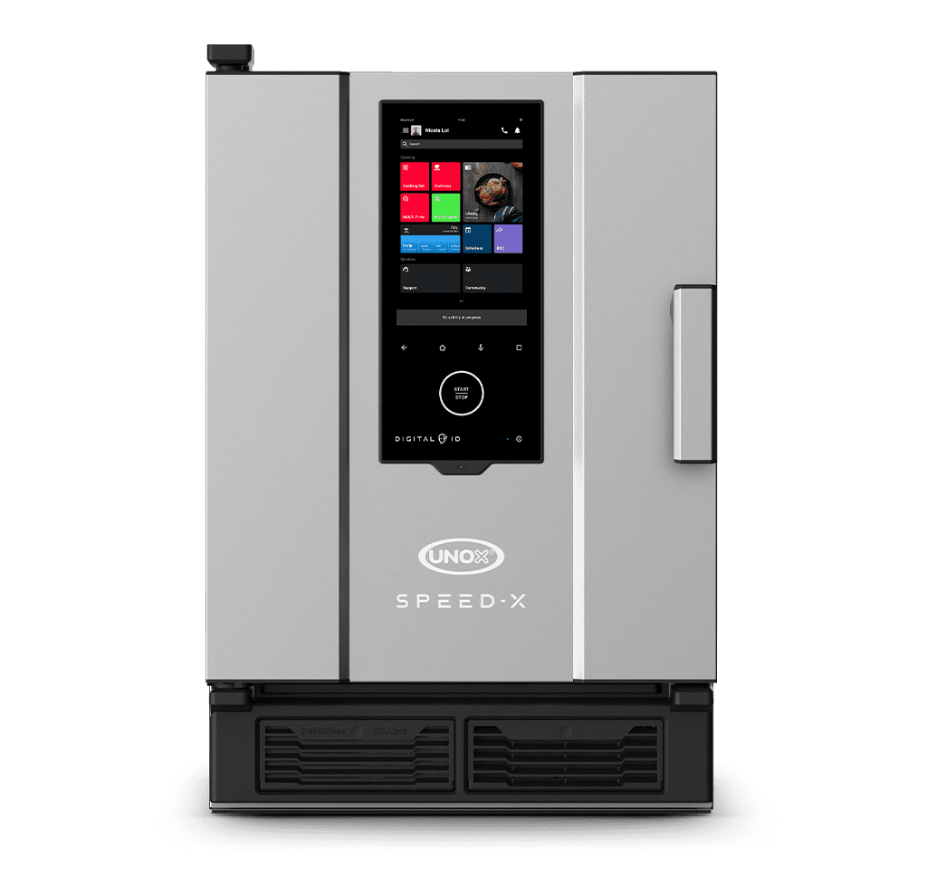 5 o 10 bandejas GN 2/3 (COMBI) Render do forno combinado de alta velocidade profissional UNOX SPEED-X™ XEPA-0523-EXRS-ET.