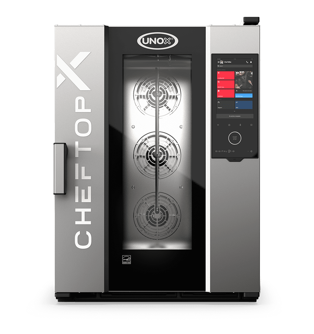 10 teglie GN 1/1 Render forno professionale combinato UNOX CHEFTOP-X™ XEDA-1011-GXLS.
